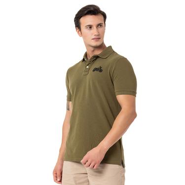  Routefield Pads Erkek Yeşil Polo Tişört