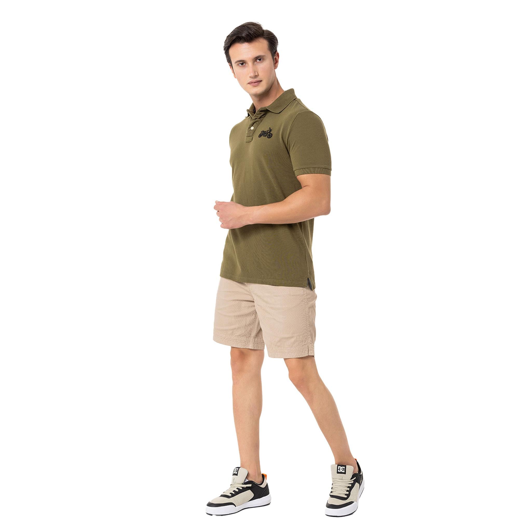 Routefield Pads Erkek Yeşil Polo Tişört