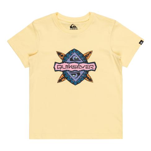  Quiksilver Rain Maker Boy Unisex Çocuk Sarı Tişört