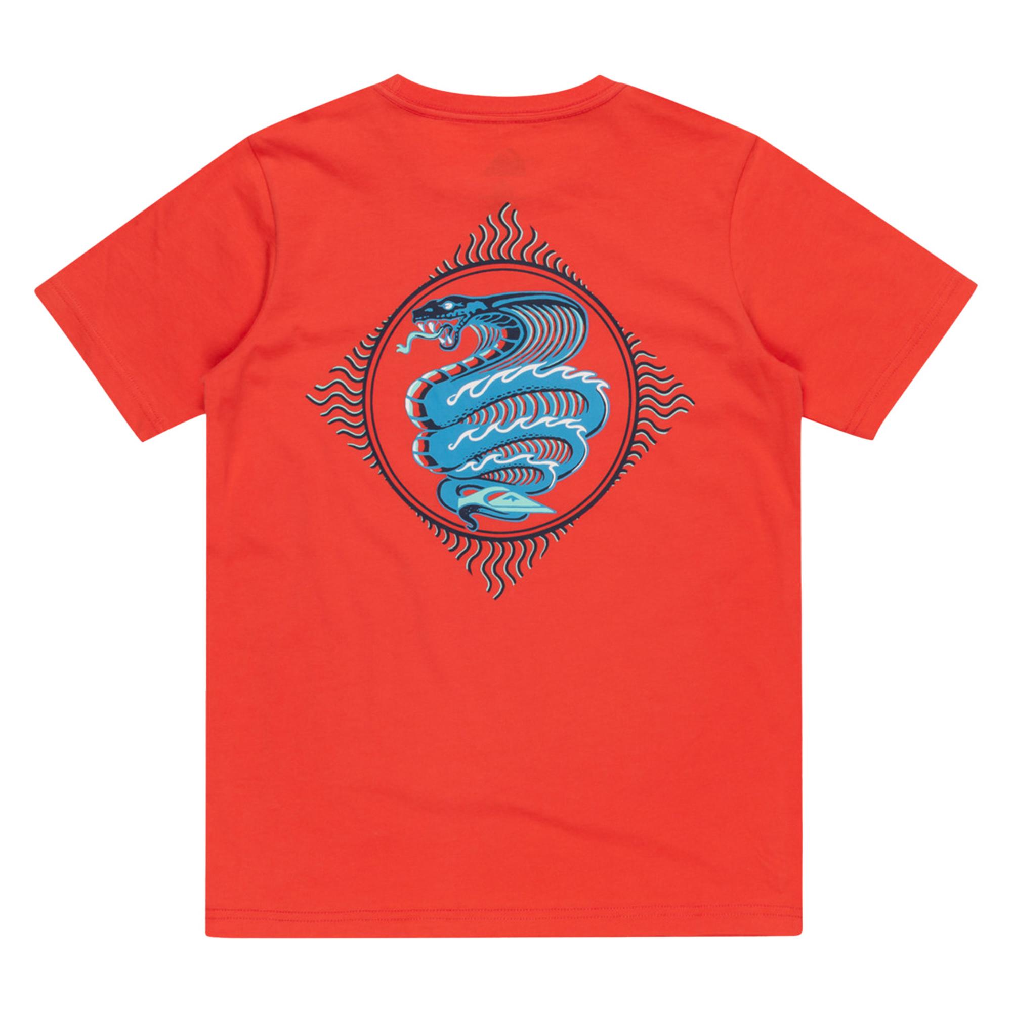 Quiksilver Snake Charmer Youth Unisex Çocuk Kırmızı Tişört