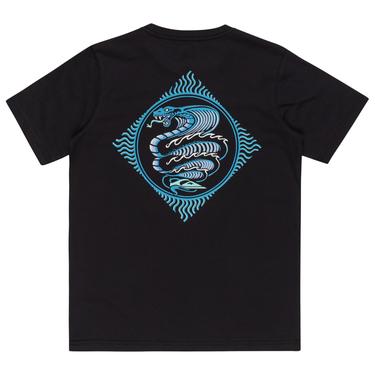  Quiksilver Snake Charmer Youth Unisex Çocuk Mavi Tişört