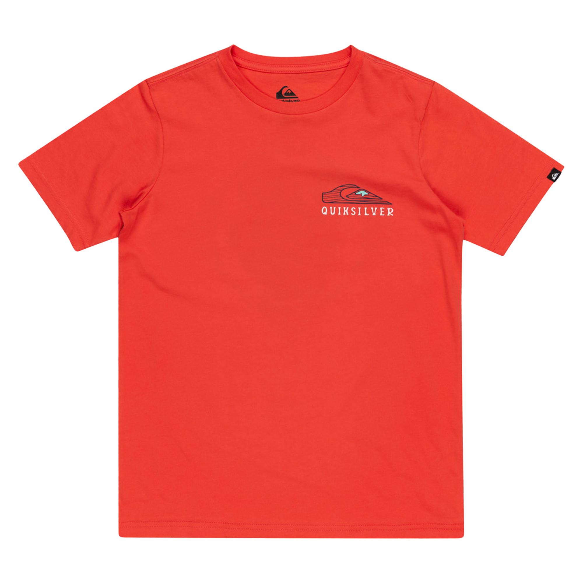 Quiksilver Snake Charmer Youth Unisex Çocuk Kırmızı Tişört