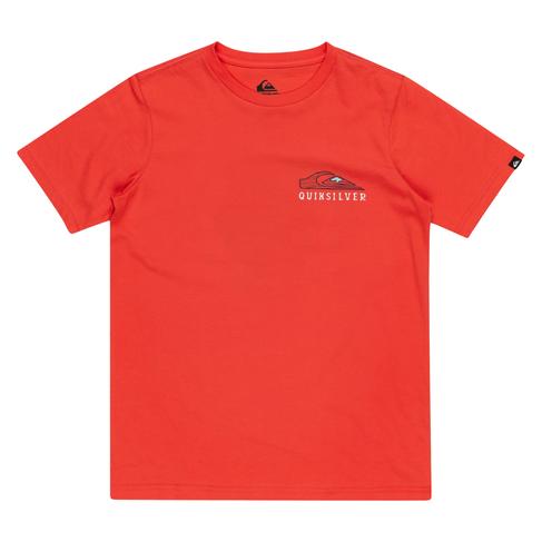  Quiksilver Snake Charmer Youth Unisex Çocuk Kırmızı Tişört