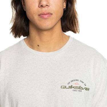  Quiksilver Arched Type Erkek Bej Tişört