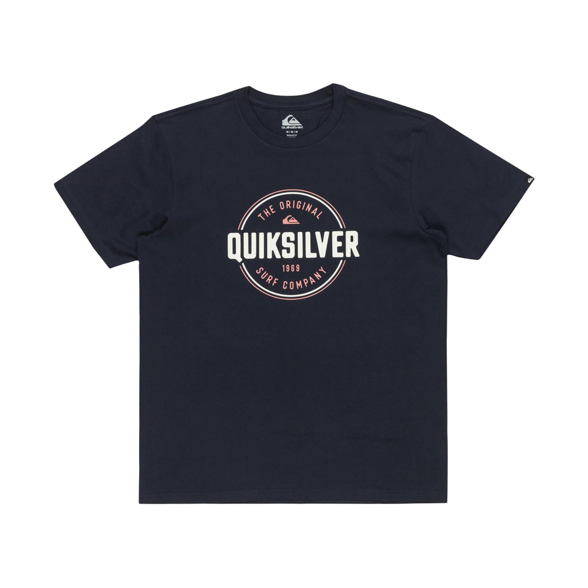 Quiksilver Circle Up Erkek Mavi Tişört