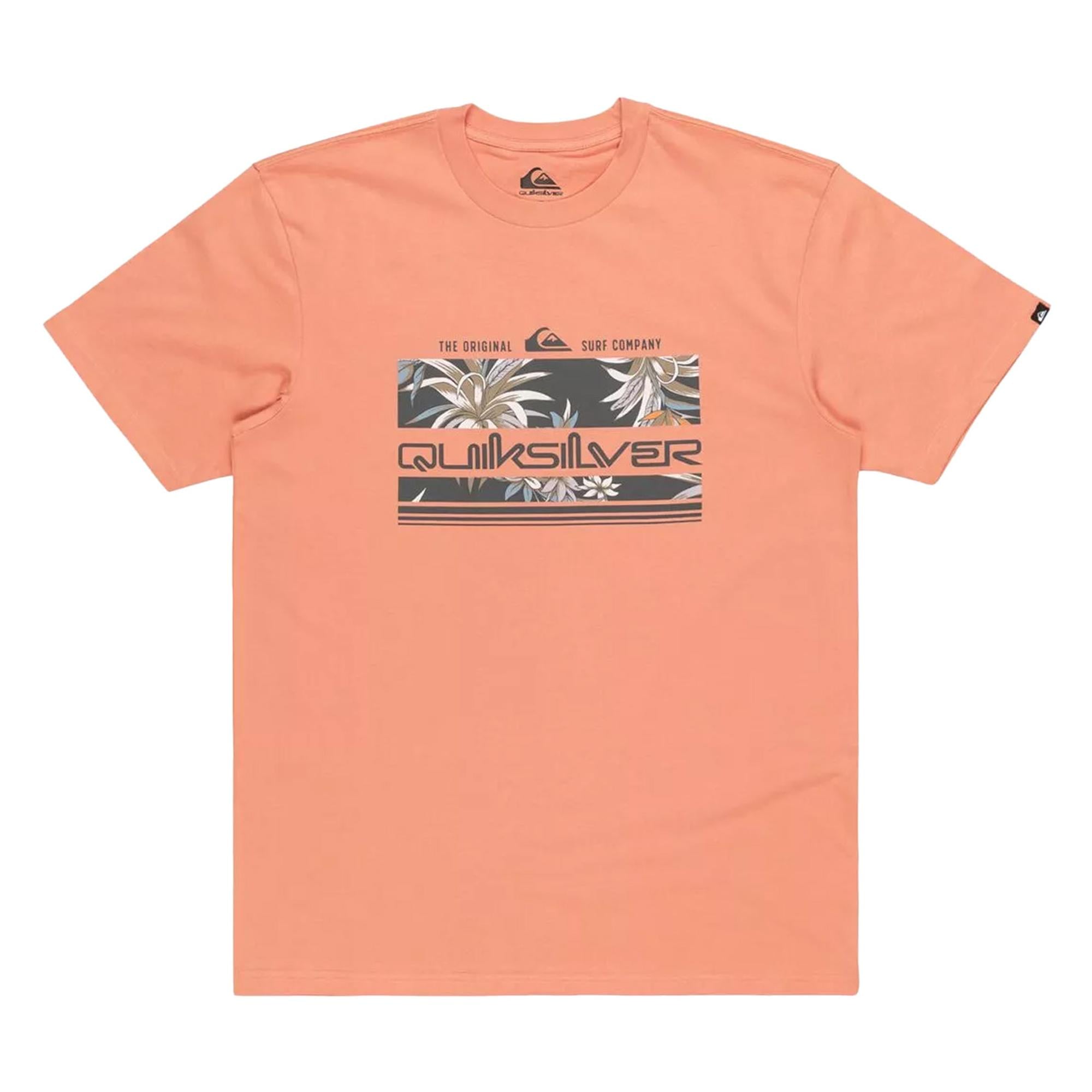 Quiksilver Tropical Rainbow Erkek Kırmızı Tişört