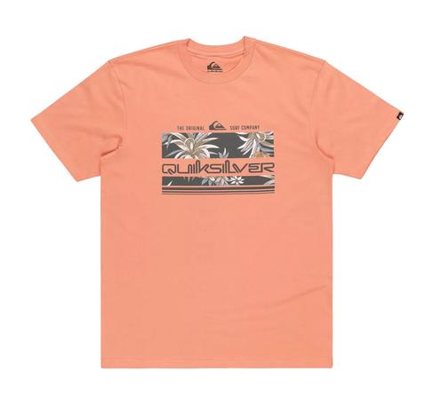  Quiksilver Tropical Rainbow Erkek Kırmızı Tişört