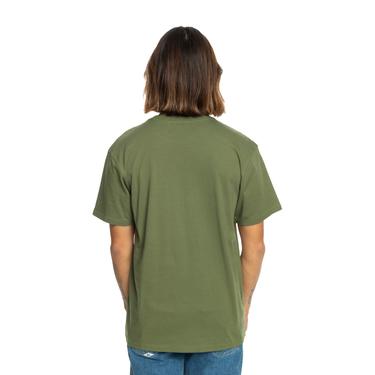  Quiksilver One Last Surf Erkek Yeşil Tişört