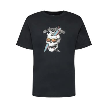  Quiksilver One Last Surf Erkek Siyah Tişört