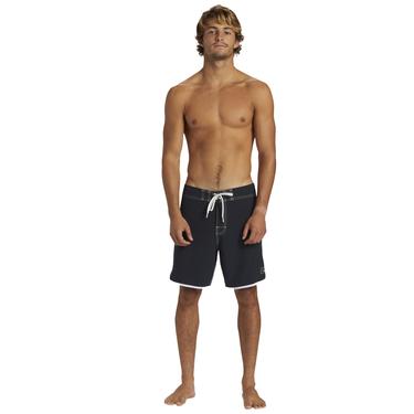  Quiksilver Original Scallop 18 Erkek Siyah Boardshort