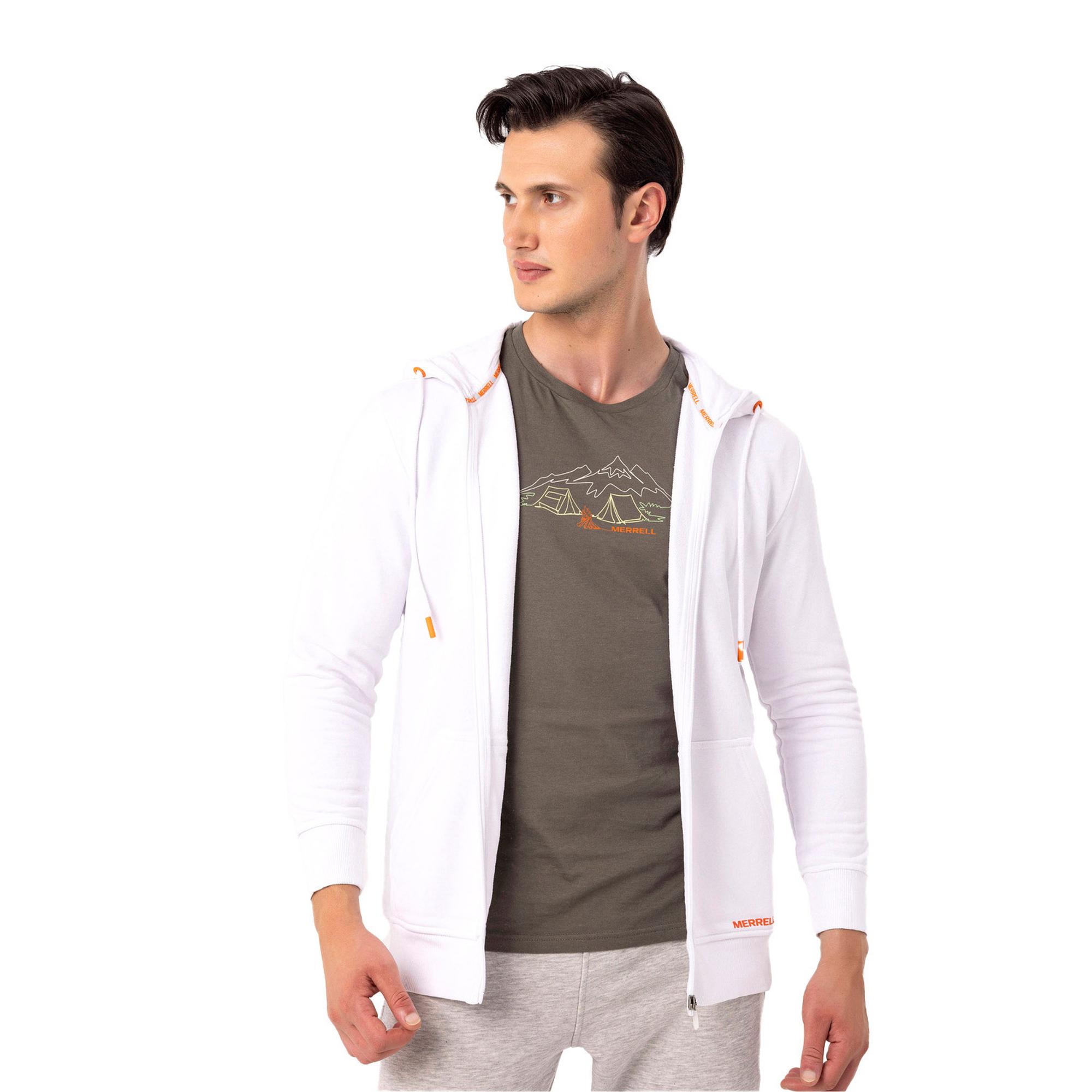 Merrell Scole Erkek Beyaz Sweatshirt