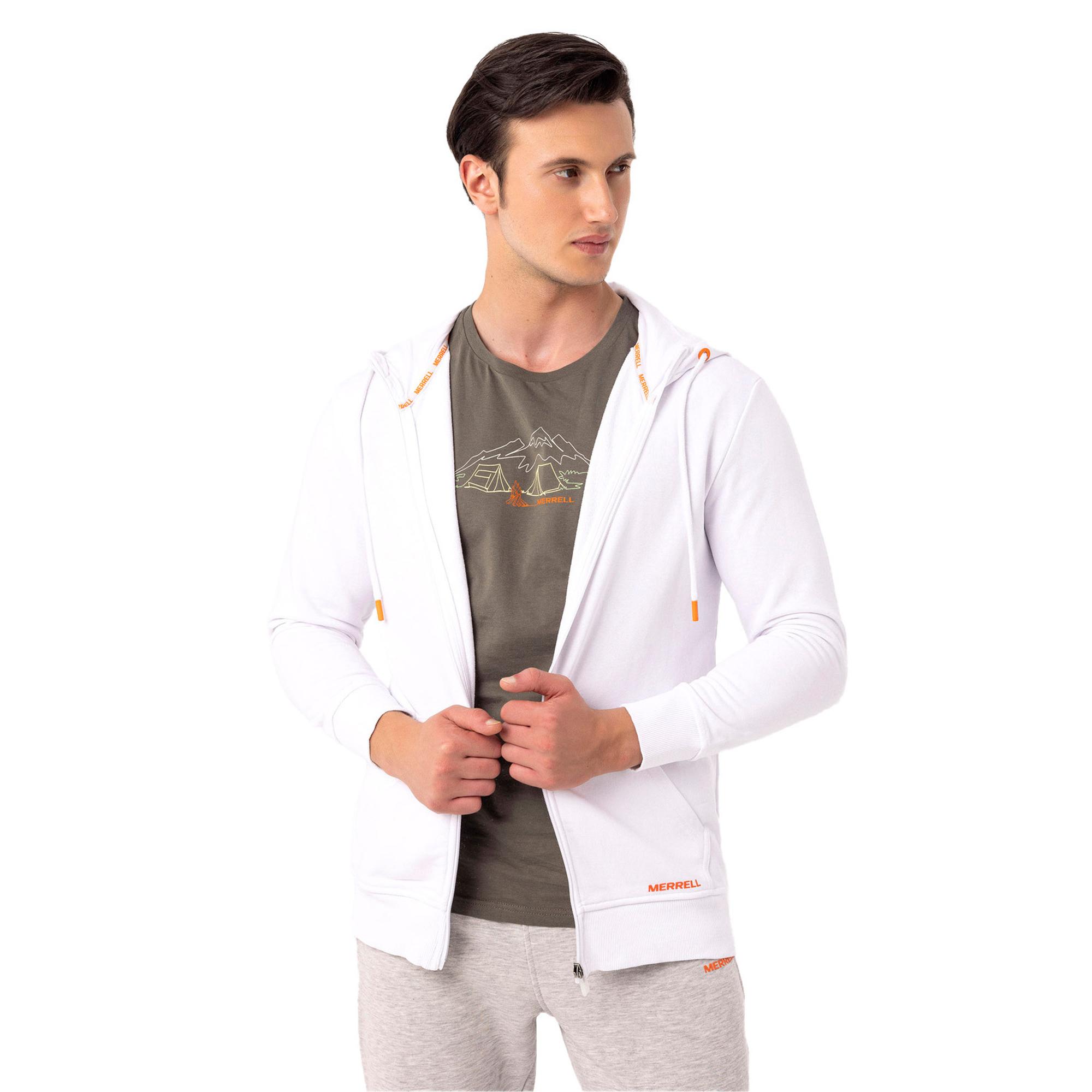 Merrell Scole Erkek Beyaz Sweatshirt