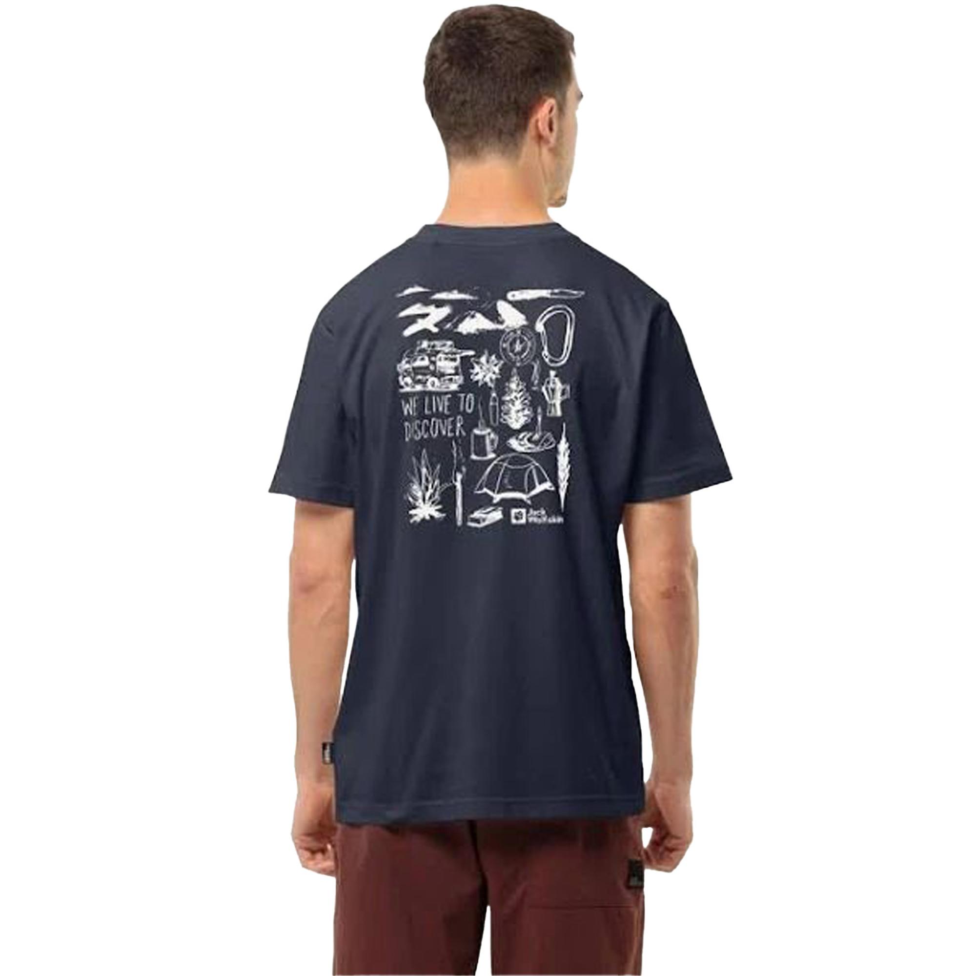 Jack Wolfskin Discover T Erkek Turuncu Tişört