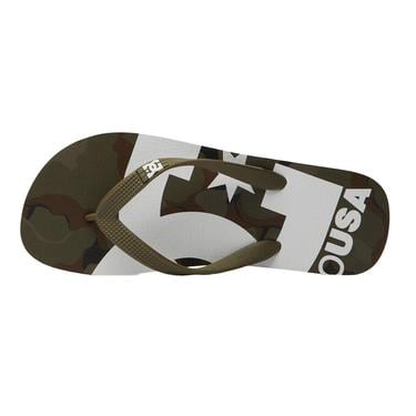  DC Erkek Terlik Spray Graffik Kahverengi