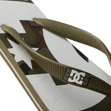  DC Erkek Terlik Spray Graffik Kahverengi