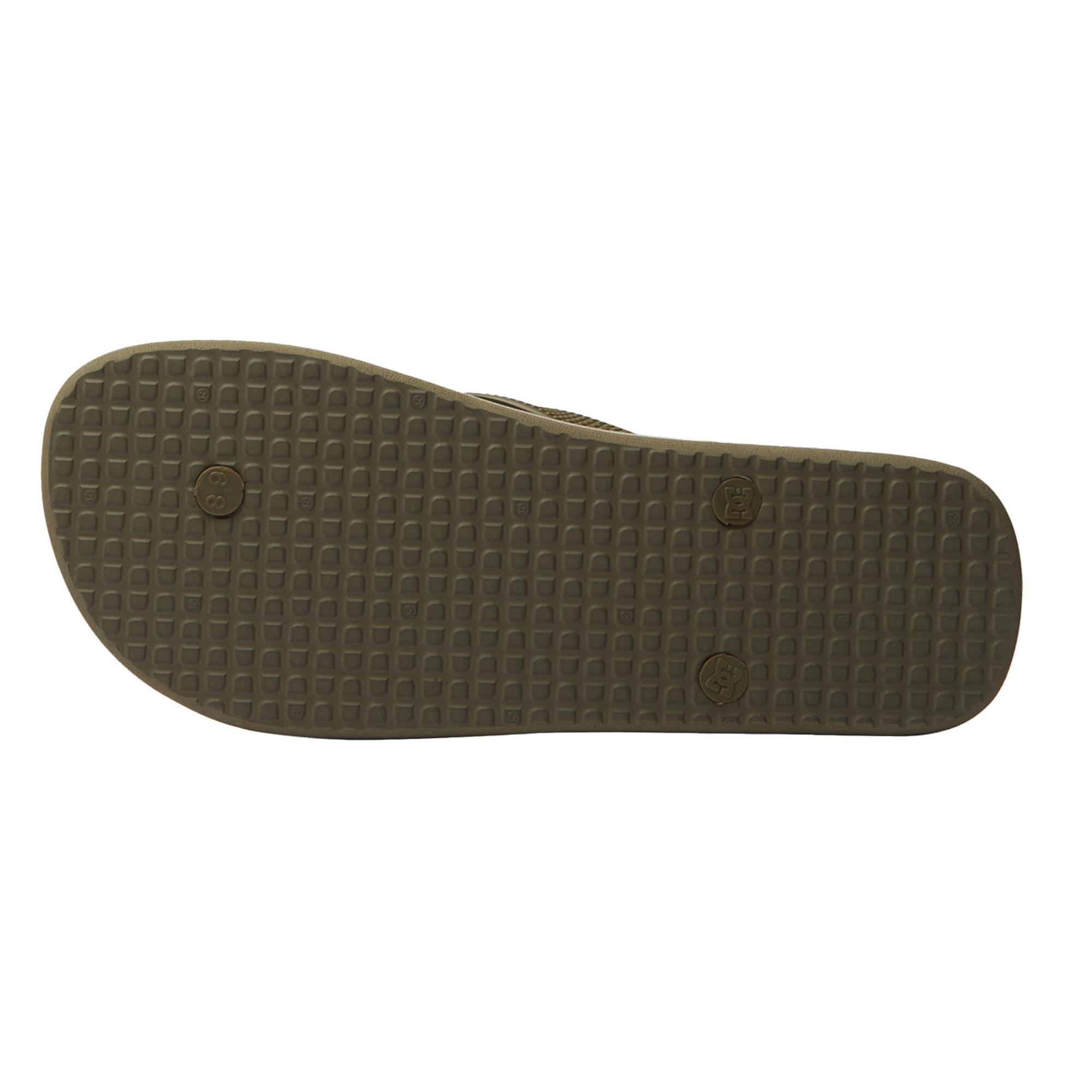 DC Erkek Terlik Spray Graffik Kahverengi