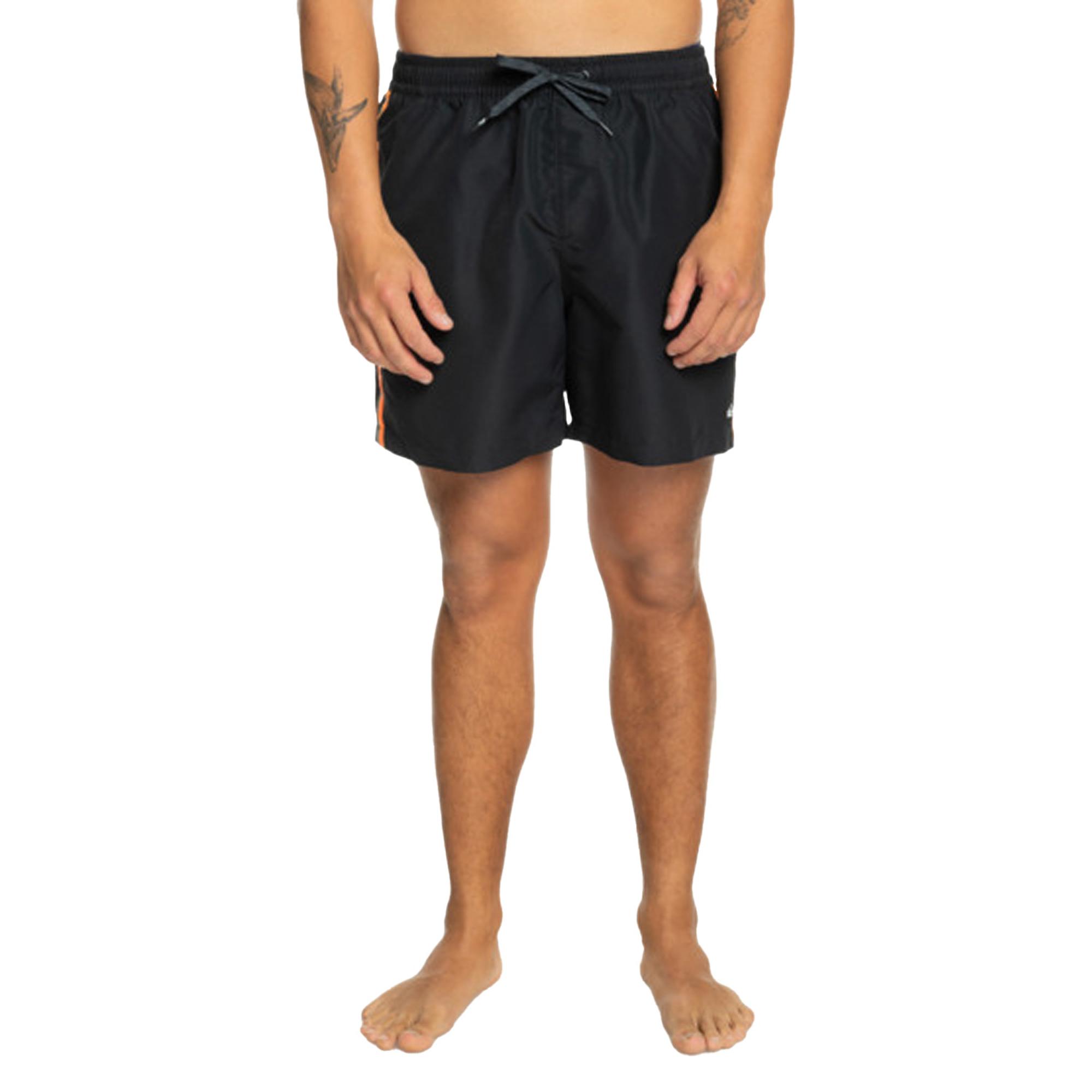 Quiksilver Remade Beach Please 16 Erkek Siyah Volley Short
