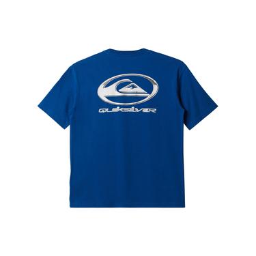  Quiksilver Chrome Logo Yth Bst Erkek Çocuk Mavi Tişört