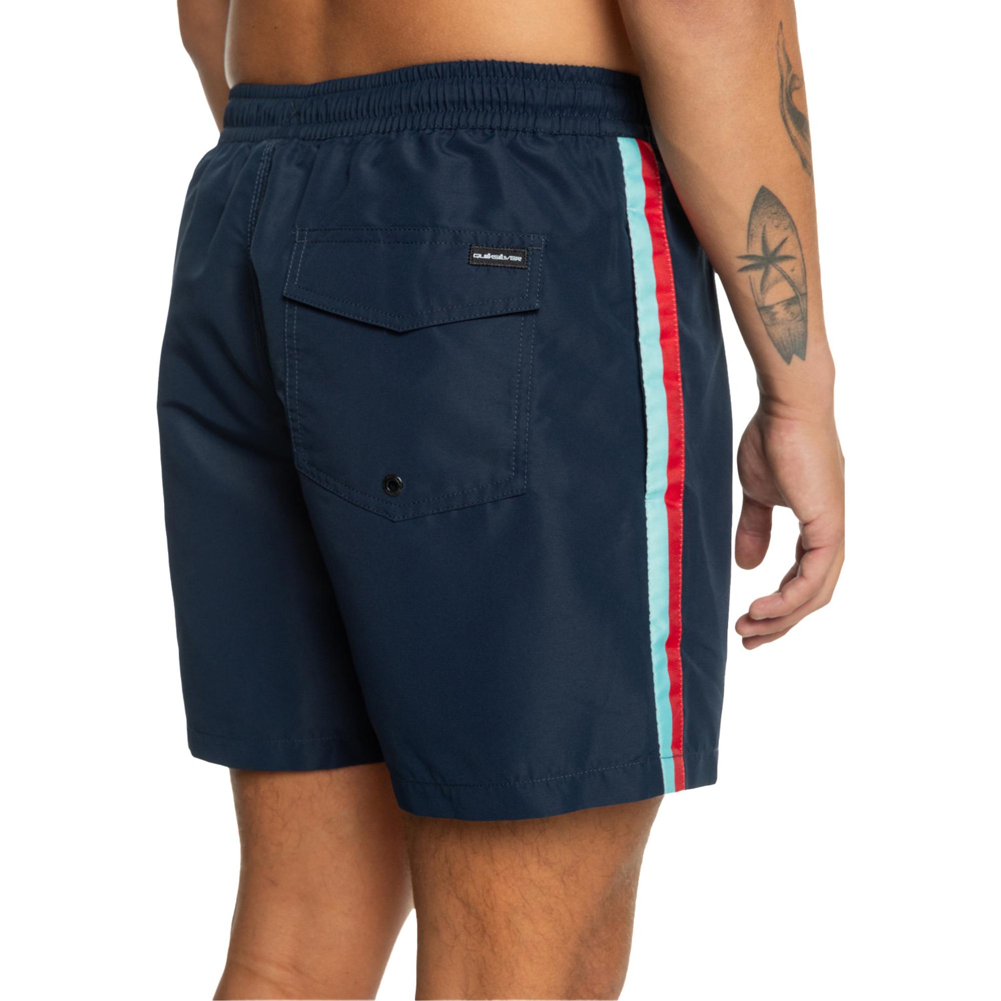 Quiksilver Remade Beach Please 16 Erkek Mavi Volley Short