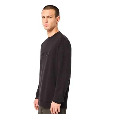  Oakley Embroidered B1b Crew Erkek Siyah Sweatshirt