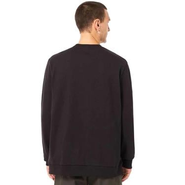  Oakley Embroidered B1b Crew Erkek Siyah Sweatshirt