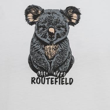  Routefield Treykids Unisex Çocuk Beyaz Tişört