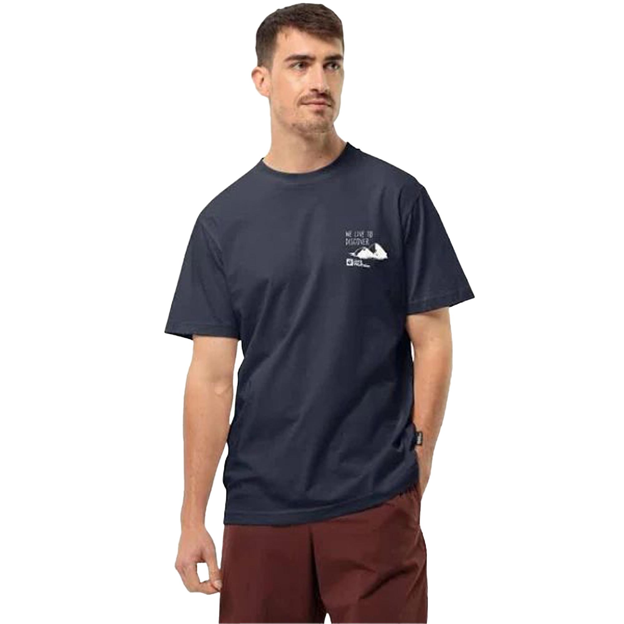 Jack Wolfskin Discover T Erkek Turuncu Tişört