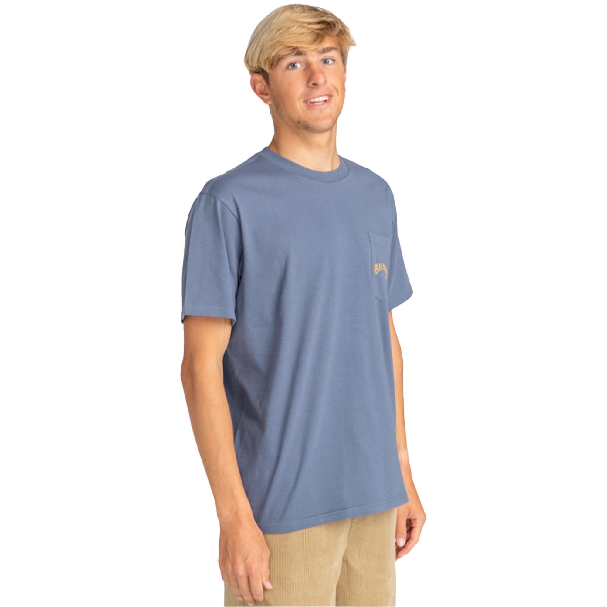 Billabong Stacked Arch Pkt Erkek Mavi Tişört