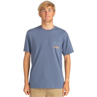  Billabong Stacked Arch Pkt Erkek Mavi Tişört