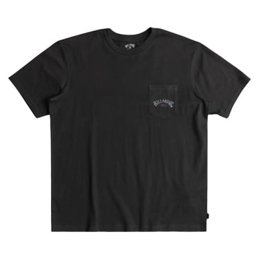  Billabong Stacked Arch Pkt Erkek Siyah Tişört