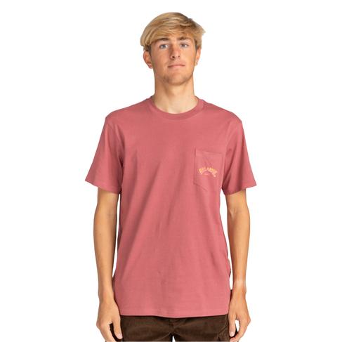  Billabong Stacked Arch Pkt Erkek Pembe Tişört