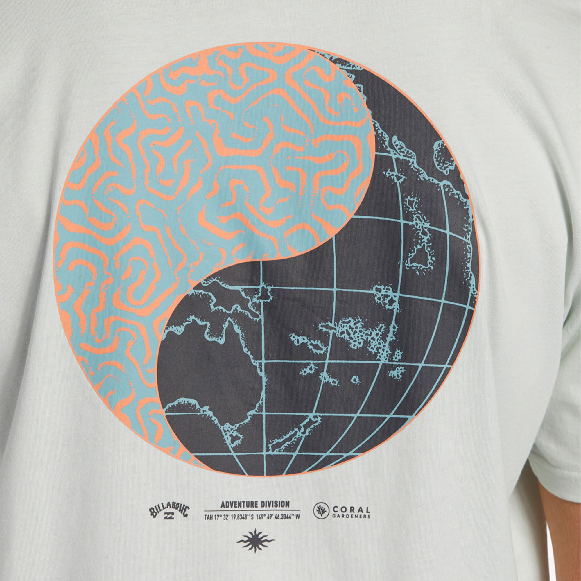 Billabong Cg Yin Yang Ss Erkek Mavi Tişört