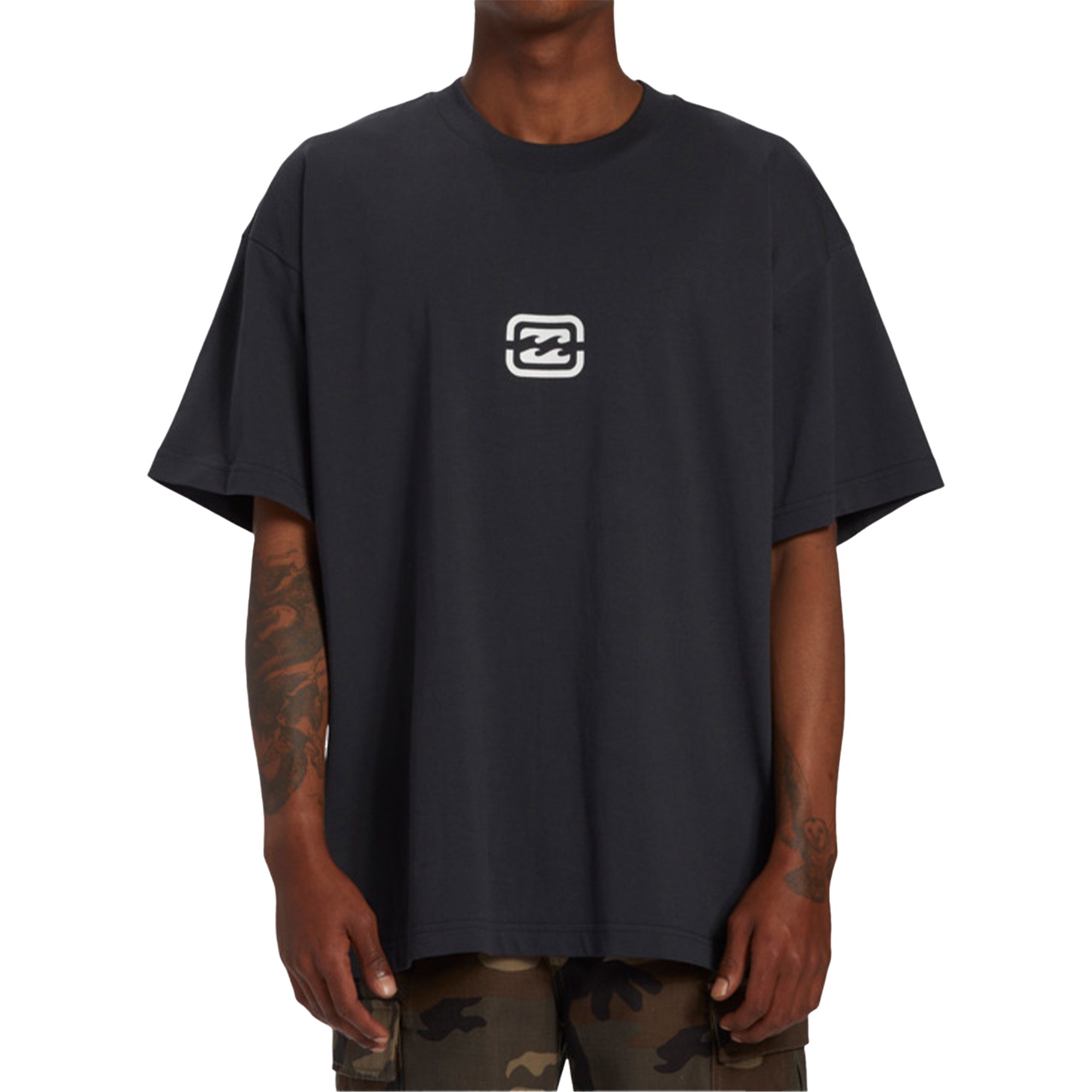 Billabong Bracket Wave Tees Erkek Siyah Tişört