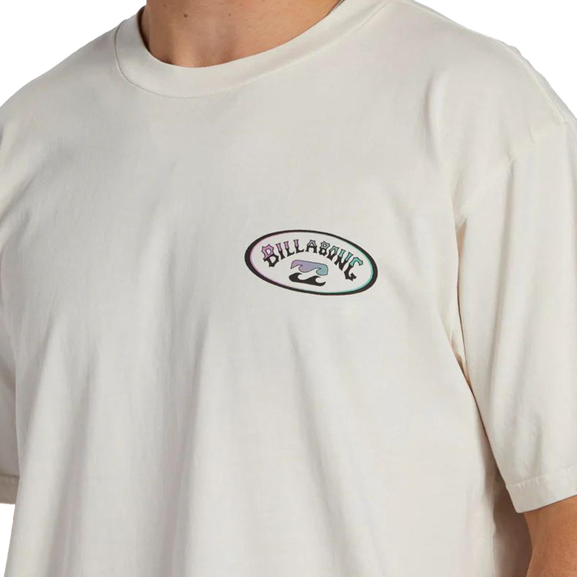 Billabong Crossboards Tees Erkek Beyaz Tişört