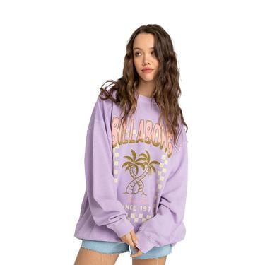  Billabong Ride In Kadın Mor Sweatshirt