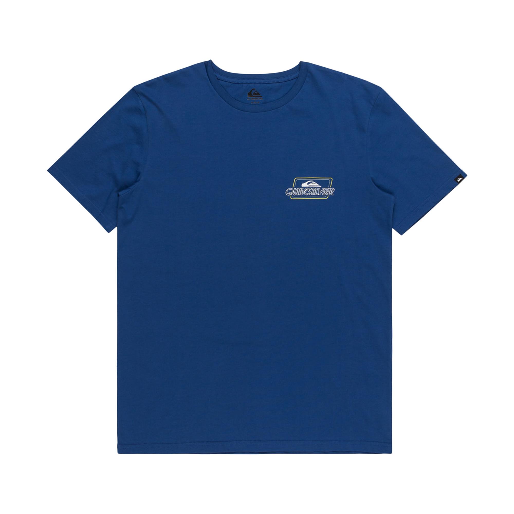 Quiksilver Line By Line Erkek Mavi Tişört