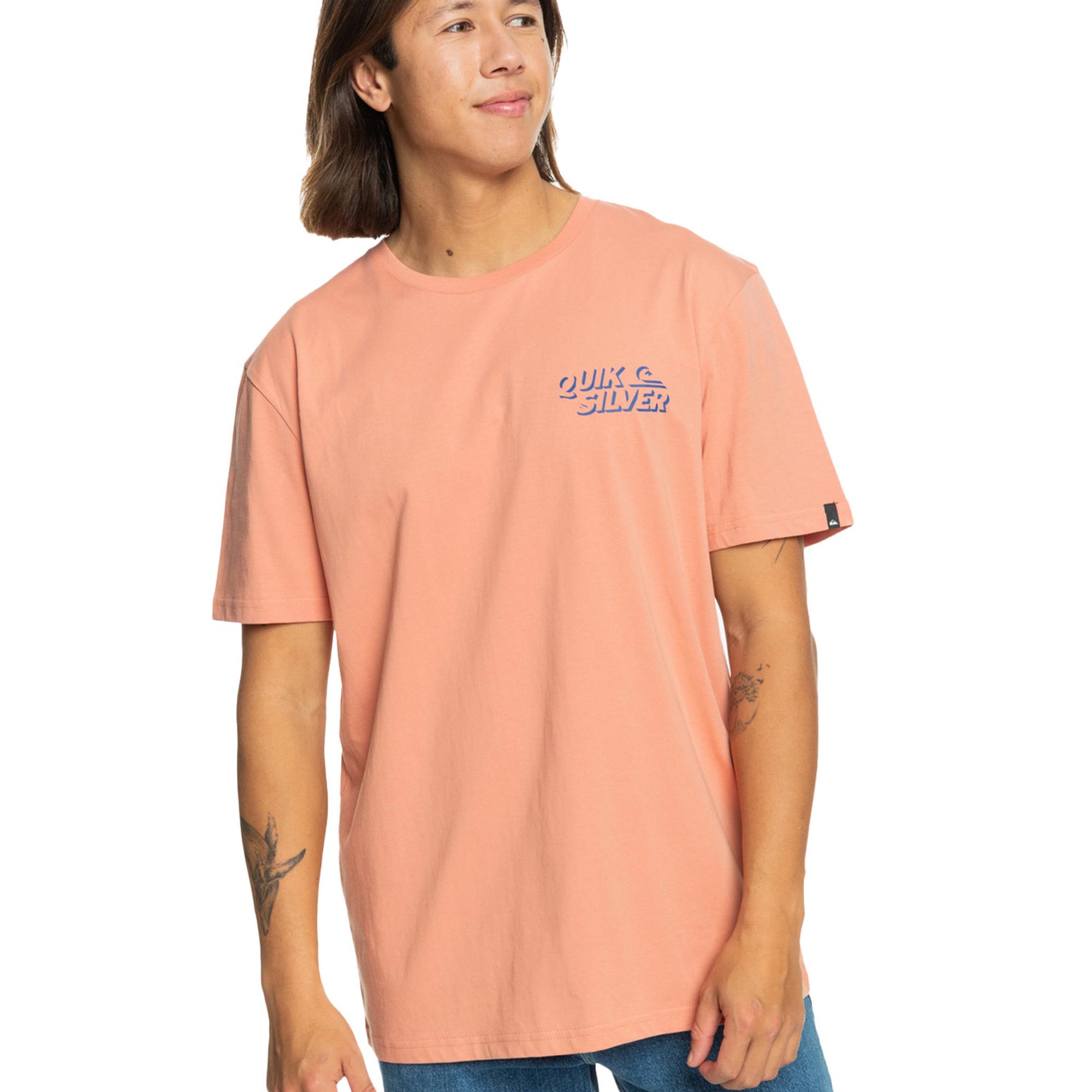 Quiksilver Shadow Knock Erkek Kırmızı Tişört