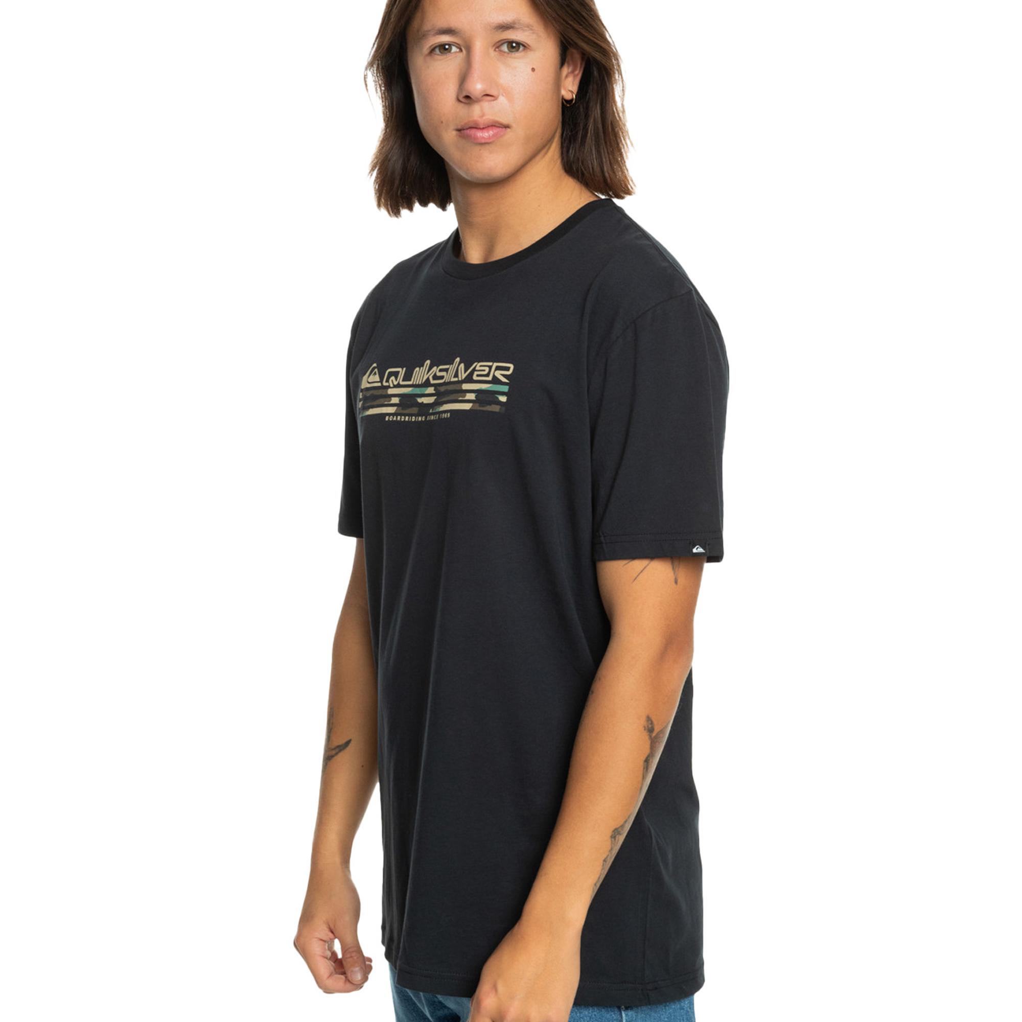 Quiksilver Omni Fill Erkek Siyah Tişört