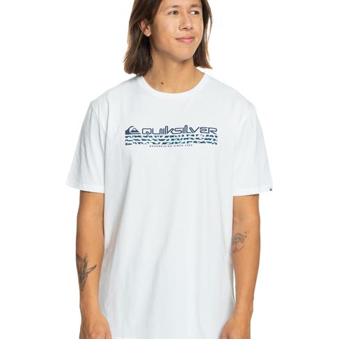  Quiksilver Omni Fill Erkek Beyaz Tişört