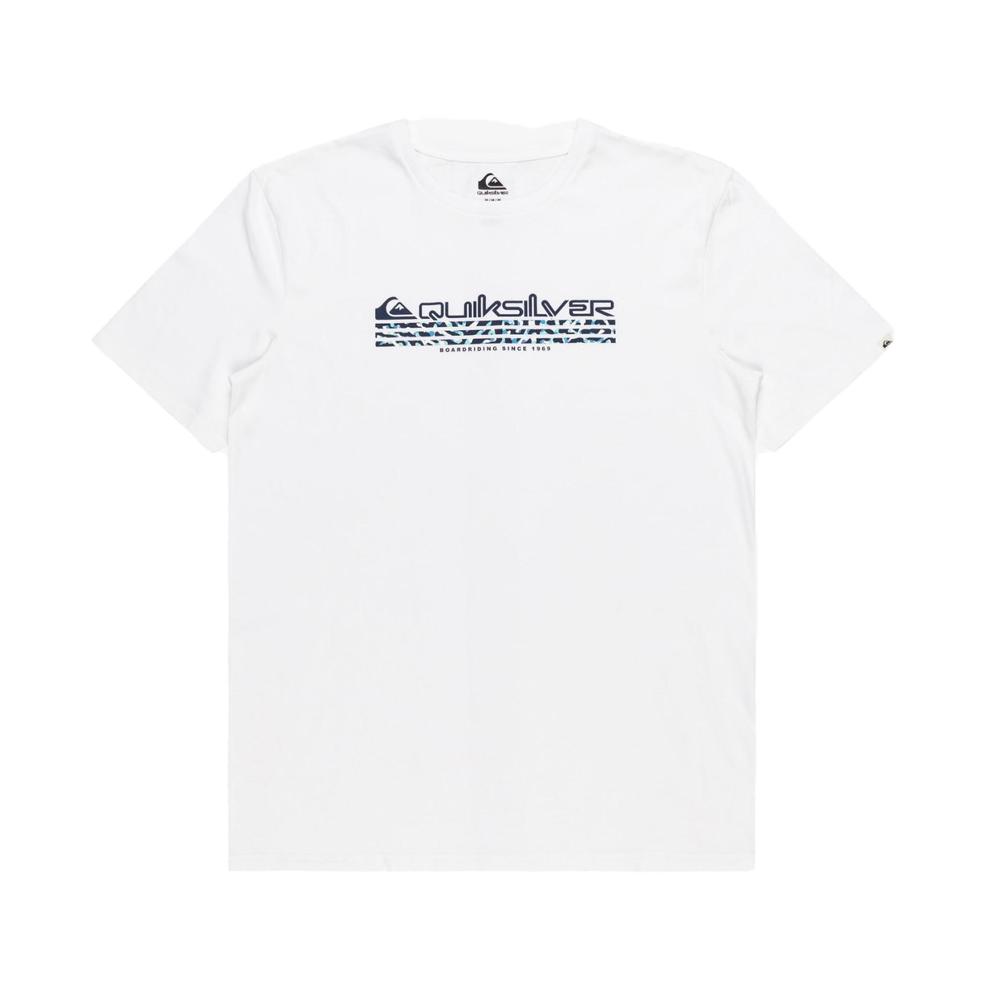 Quiksilver Omni Fill Erkek Beyaz Tişört