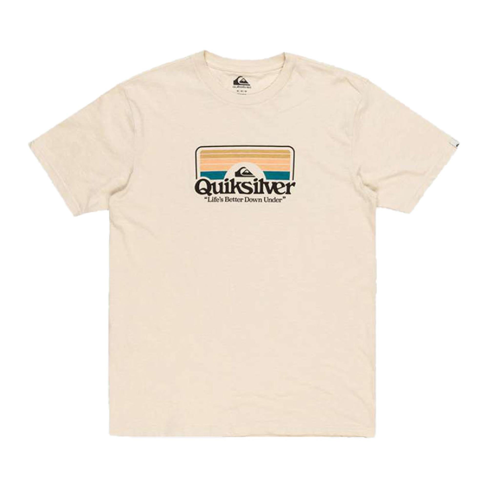Quiksilver Step Inside Erkek Bej Tişört
