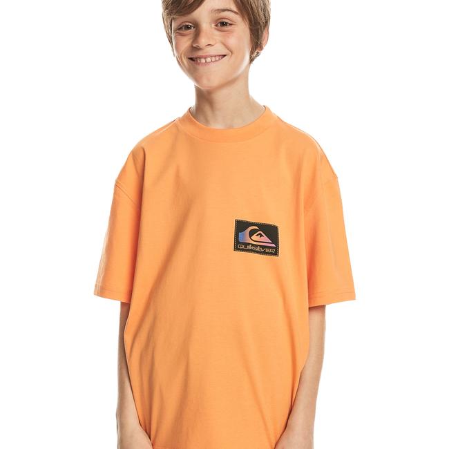  Quiksilver Back Flash Youth Erkek Çocuk Turuncu Tişört