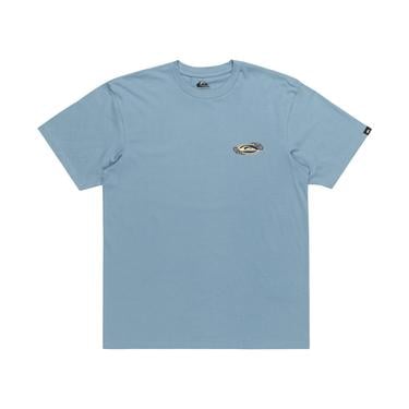  Quiksilver Tc Snap Erkek Mavi Tişört