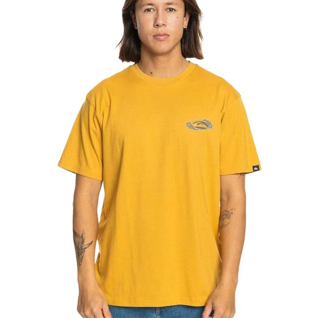  Quiksilver Tc Snap Erkek Sarı Tişört