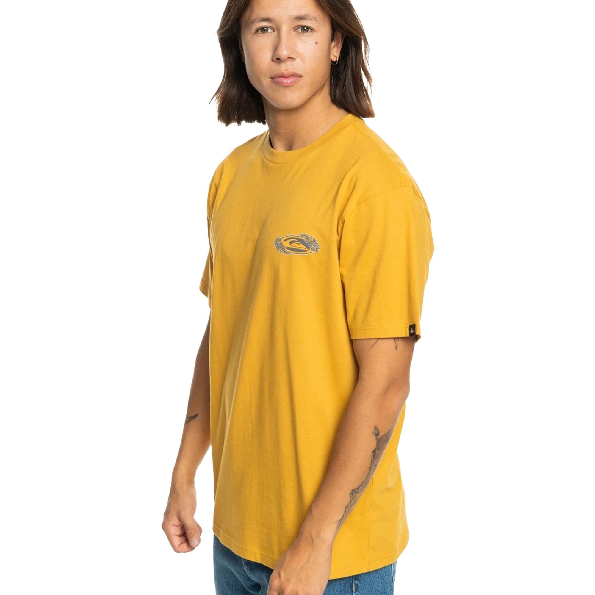 Quiksilver Tc Snap Erkek Sarı Tişört