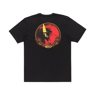  Quiksilver Tc Snap Erkek Siyah Tişört