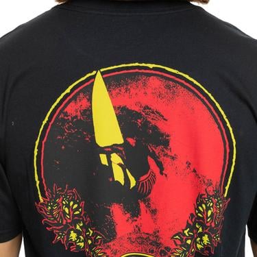  Quiksilver Tc Snap Erkek Siyah Tişört