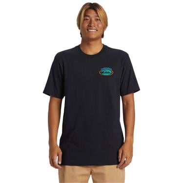  Quiksilver Stay Peaceful Moe Erkek Siyah Tişört
