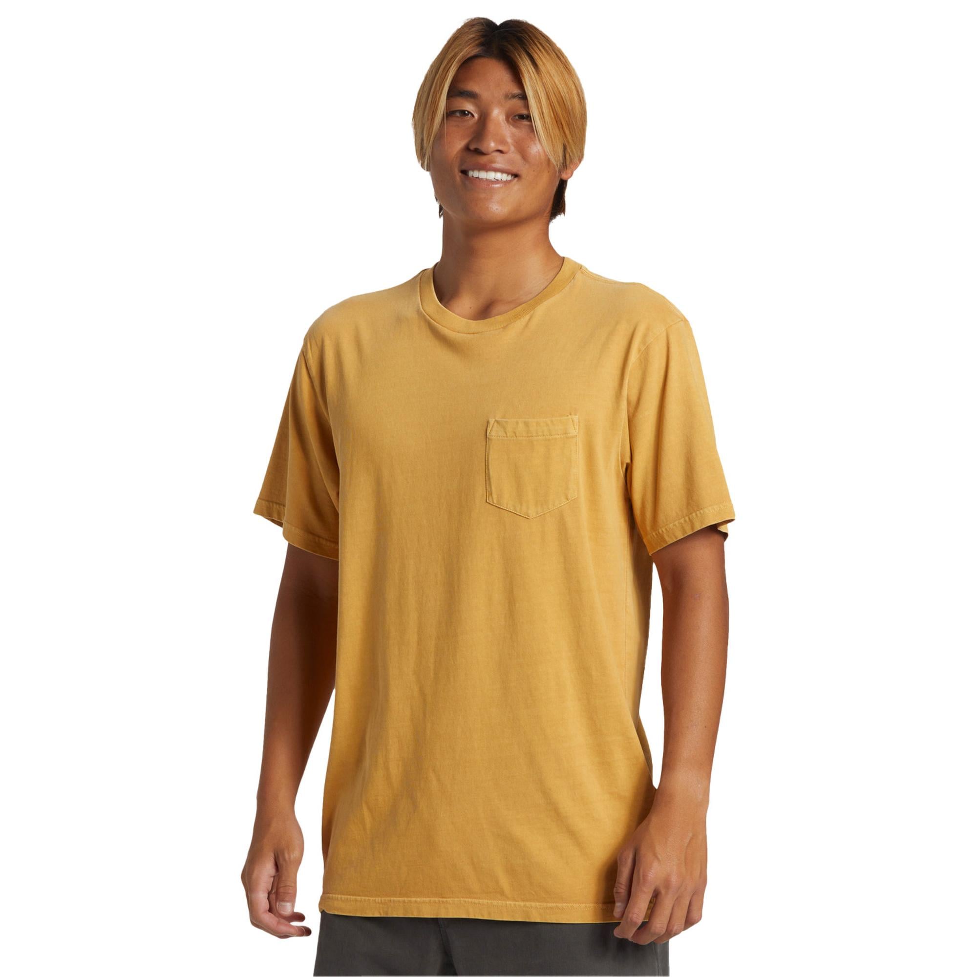 Quiksilver Salt Water Pkt Swp Erkek Sarı Tişört