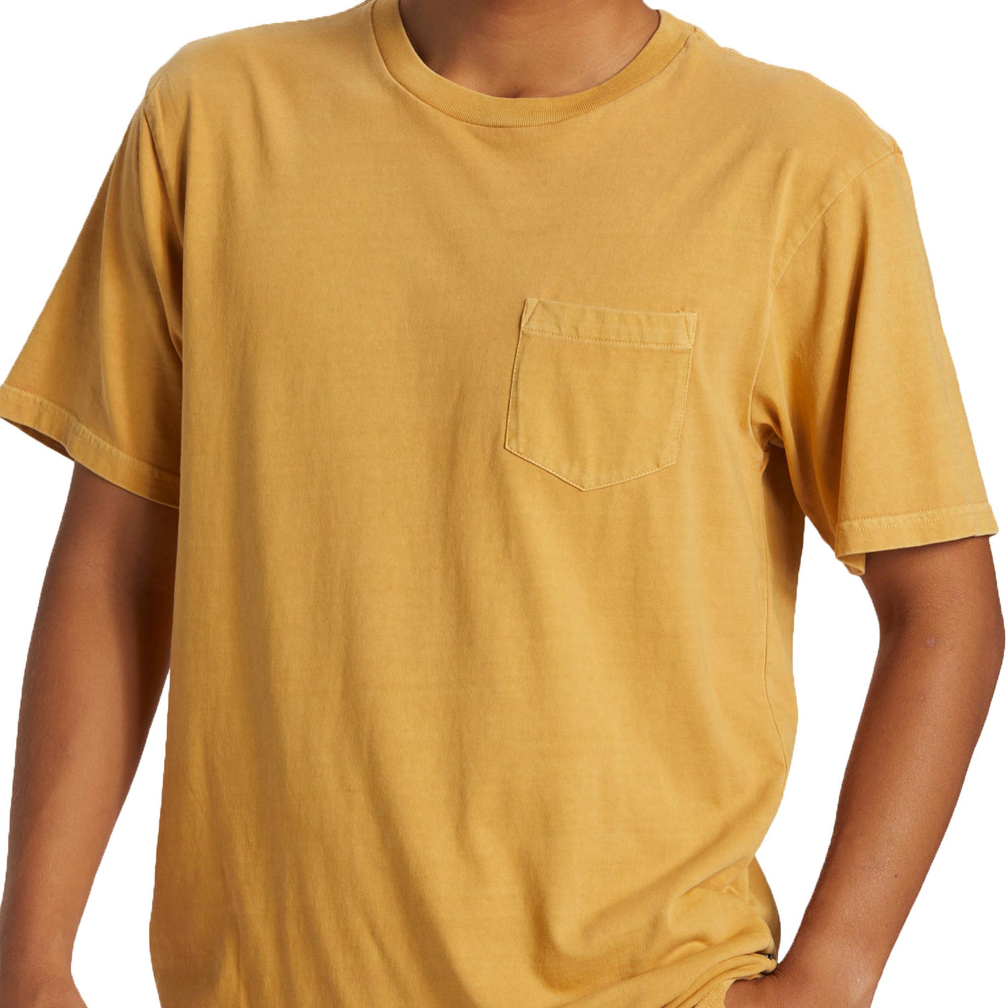 Quiksilver Salt Water Pkt Swp Erkek Sarı Tişört